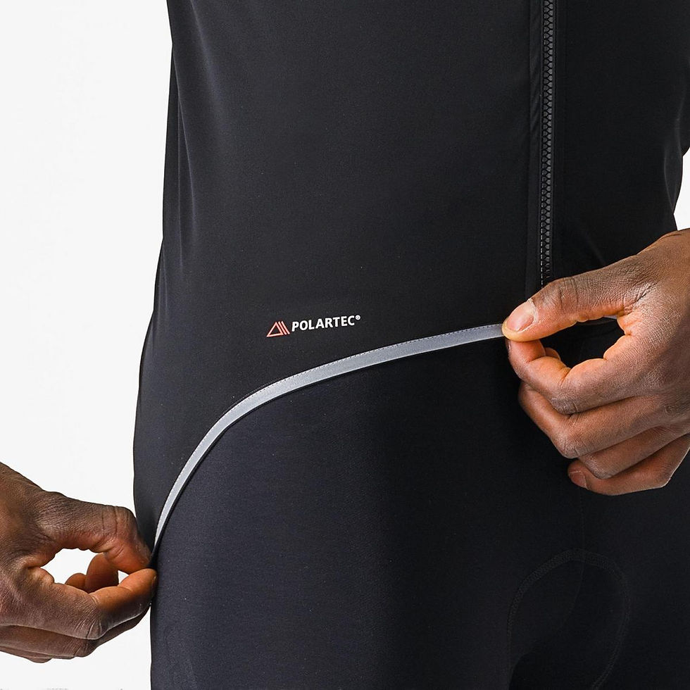 Thumbnail: Castelli Ultra Rain Cape - Black/Silver Reflex