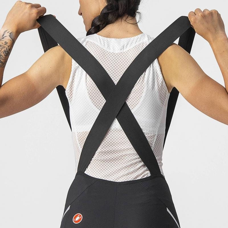 Thumbnail: Castelli Women's Velocissima 3 Bib Shorts - Black/Silver