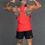 Thumbnail: FKN Men's Shred Cuts Gym Stringer Singlet - Red