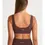 Thumbnail: All Fenix Cloudcore Ruched Sports Bra - Espresso