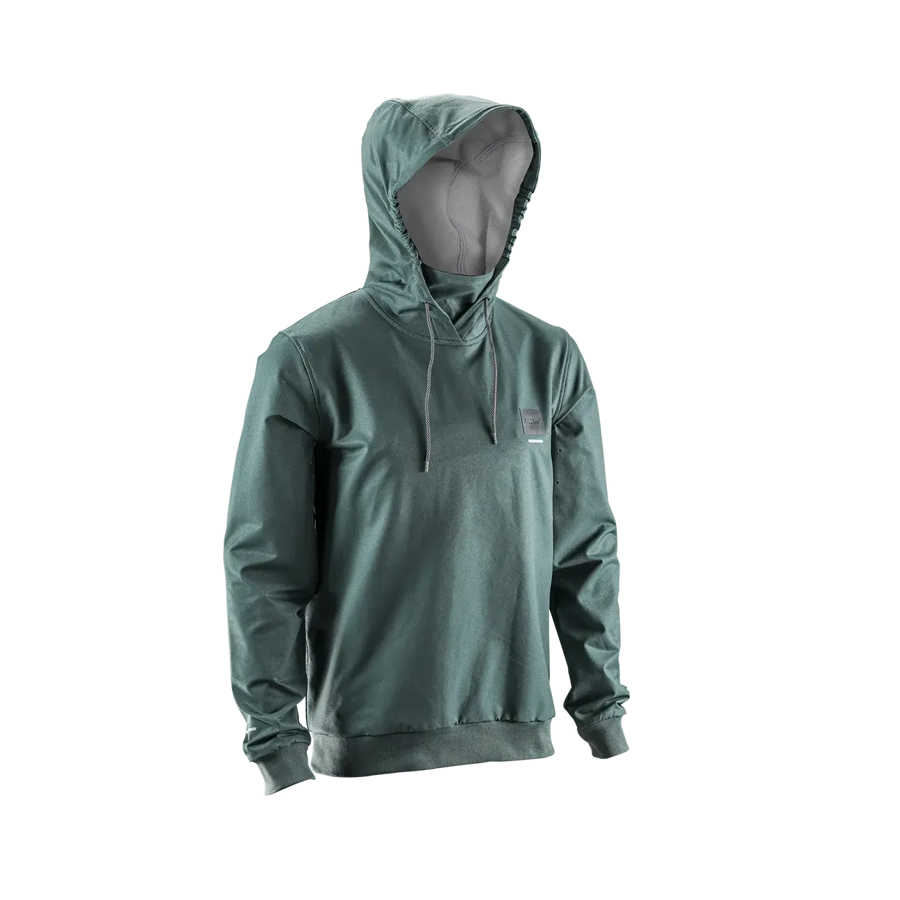 Leatt Thermal Flow Hoodie Spruce Green front view