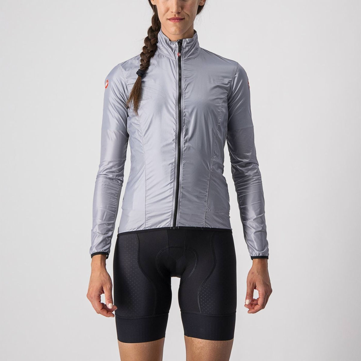 Castelli Women's Aria Shell Jacket - Silver Gray