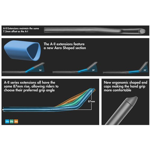 Thumbnail: Profile Design 52a Aerobar Extensions - 400mm