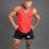 Thumbnail: FKN Men's Shred Cuts Gym Stringer Singlet - Red