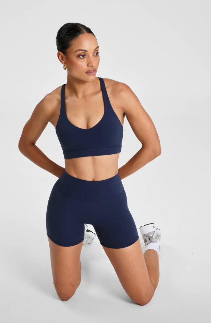 Thumbnail: All Fenix Cloudcore Cross Back Sports Bra - Navy