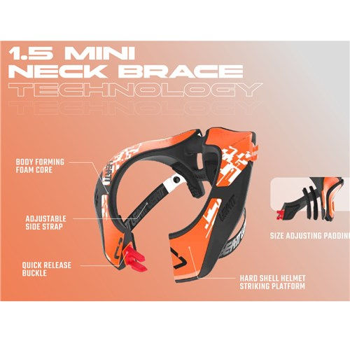 Thumbnail: Leatt 1.5 Mini Neck Brace - Orange