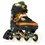 Thumbnail: SFR Pixel Junior Inline Skates - Green/Orange Adjustable