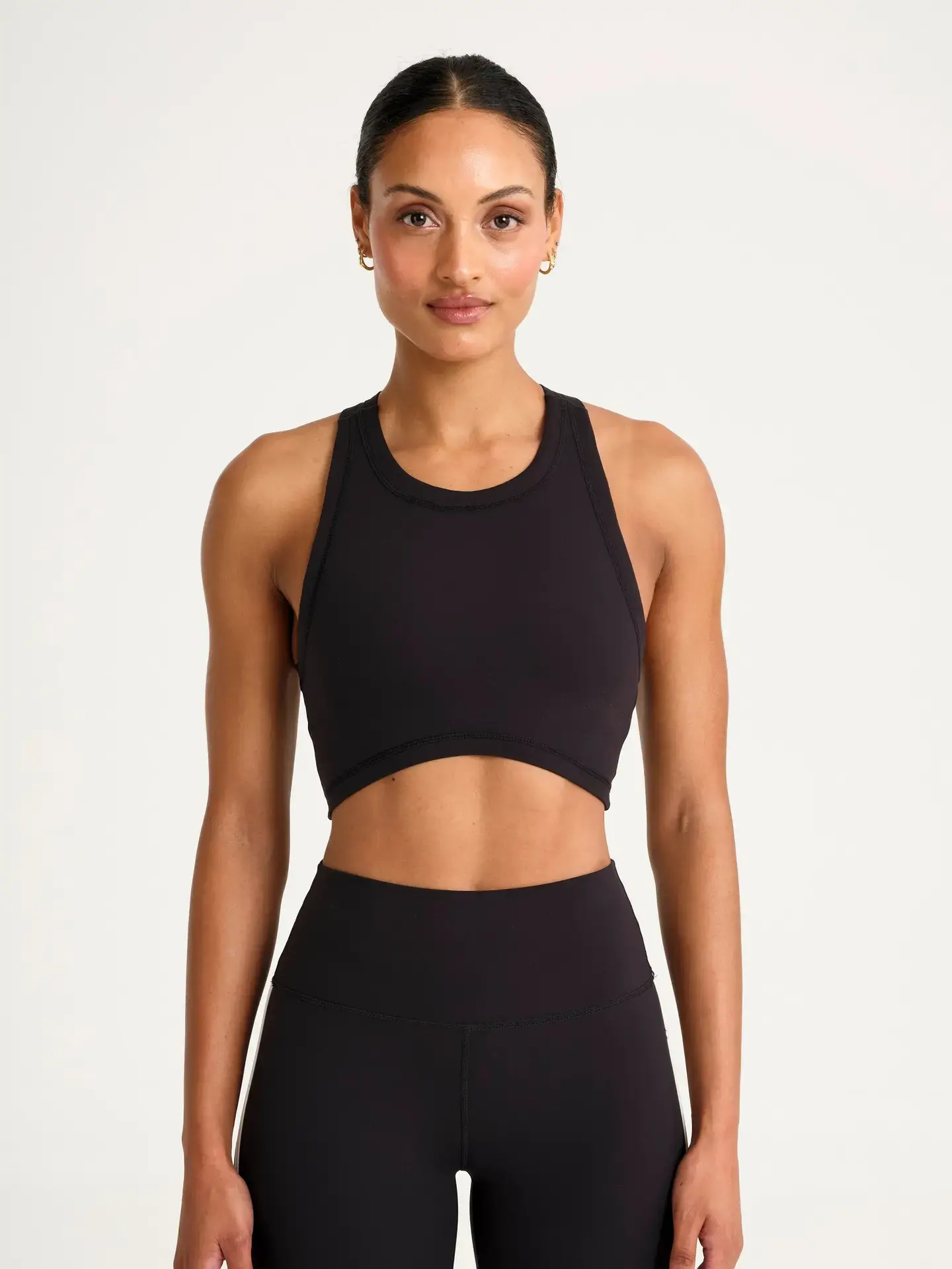 All Fenix Cloudcore High Neck Longline Sports Bra - Black