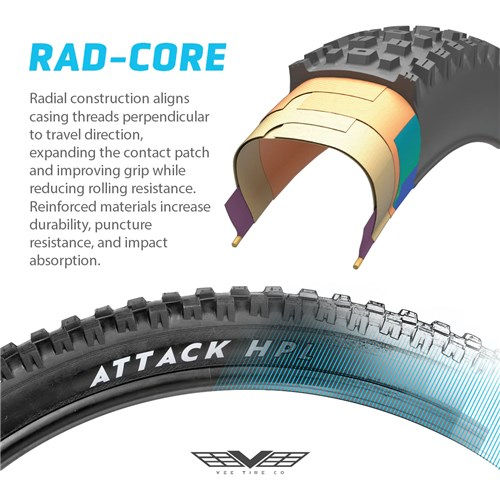 Thumbnail: Vee Tire Attack HPL 29"x2.50" RAD Core E-Bike Tyre