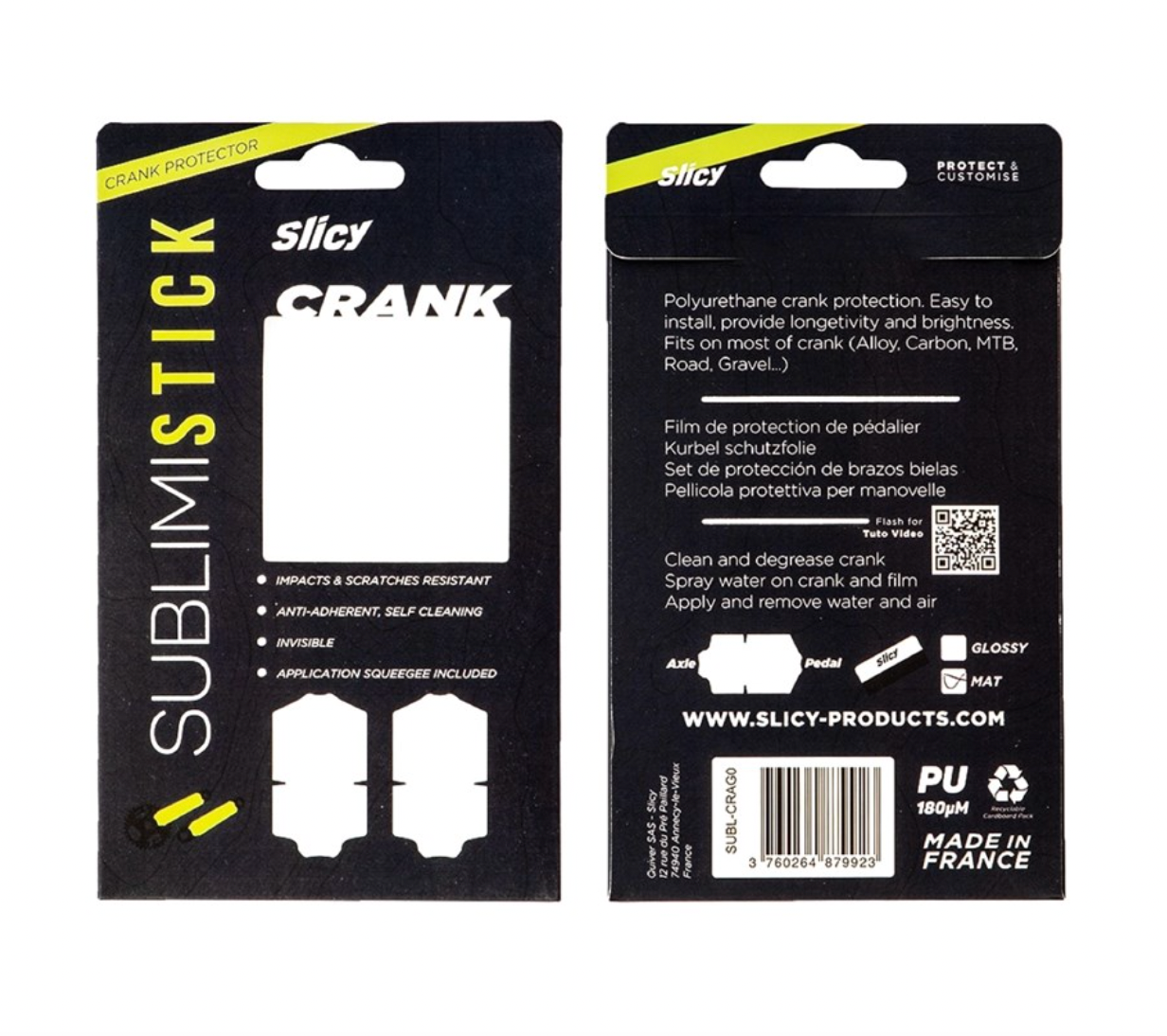Slicy Sublimistick Crank Protection - Matt