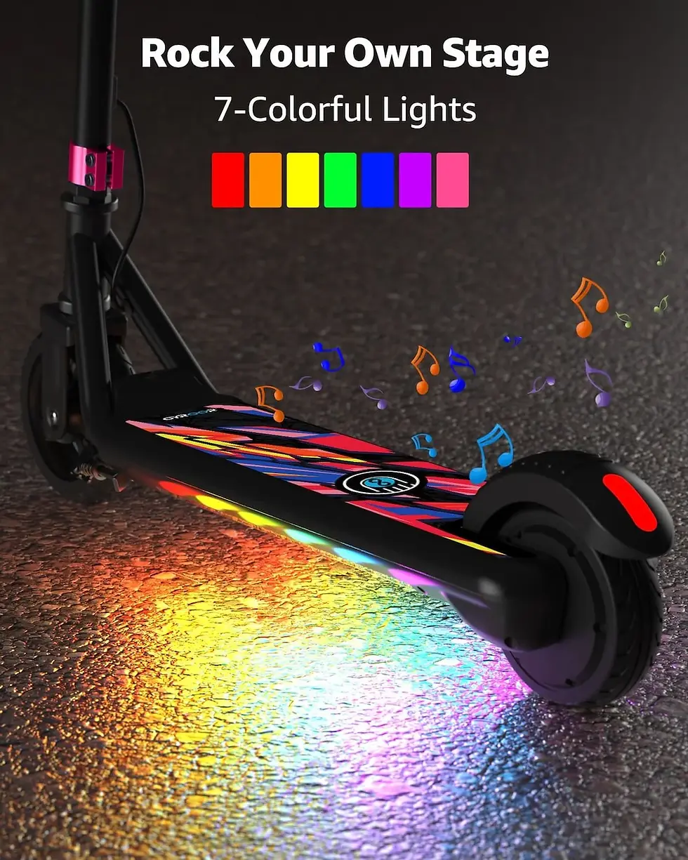 Thumbnail: Gyroor H30 Max Kids Electric Scooter - Blue