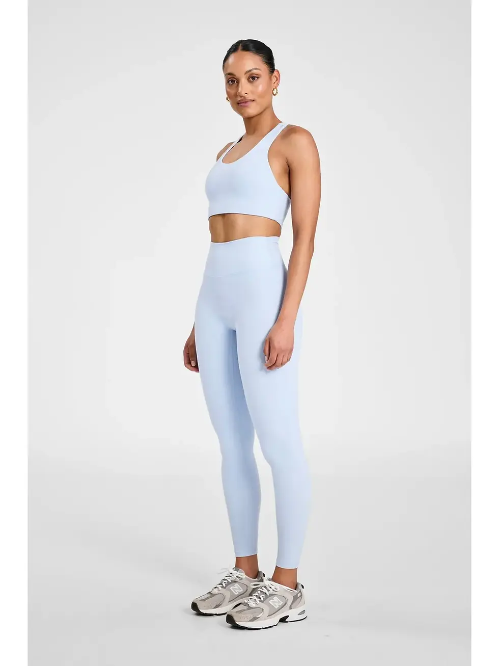 Thumbnail: All Fenix Cloudcore Racer Sports Bra - Skye Blue