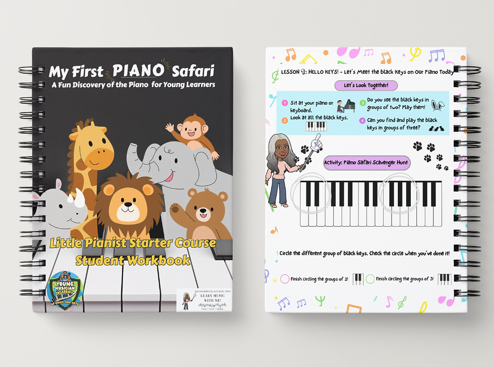Thumbnail: My First Piano Safari 4-Lesson Beginner Course + Piano Book for Children