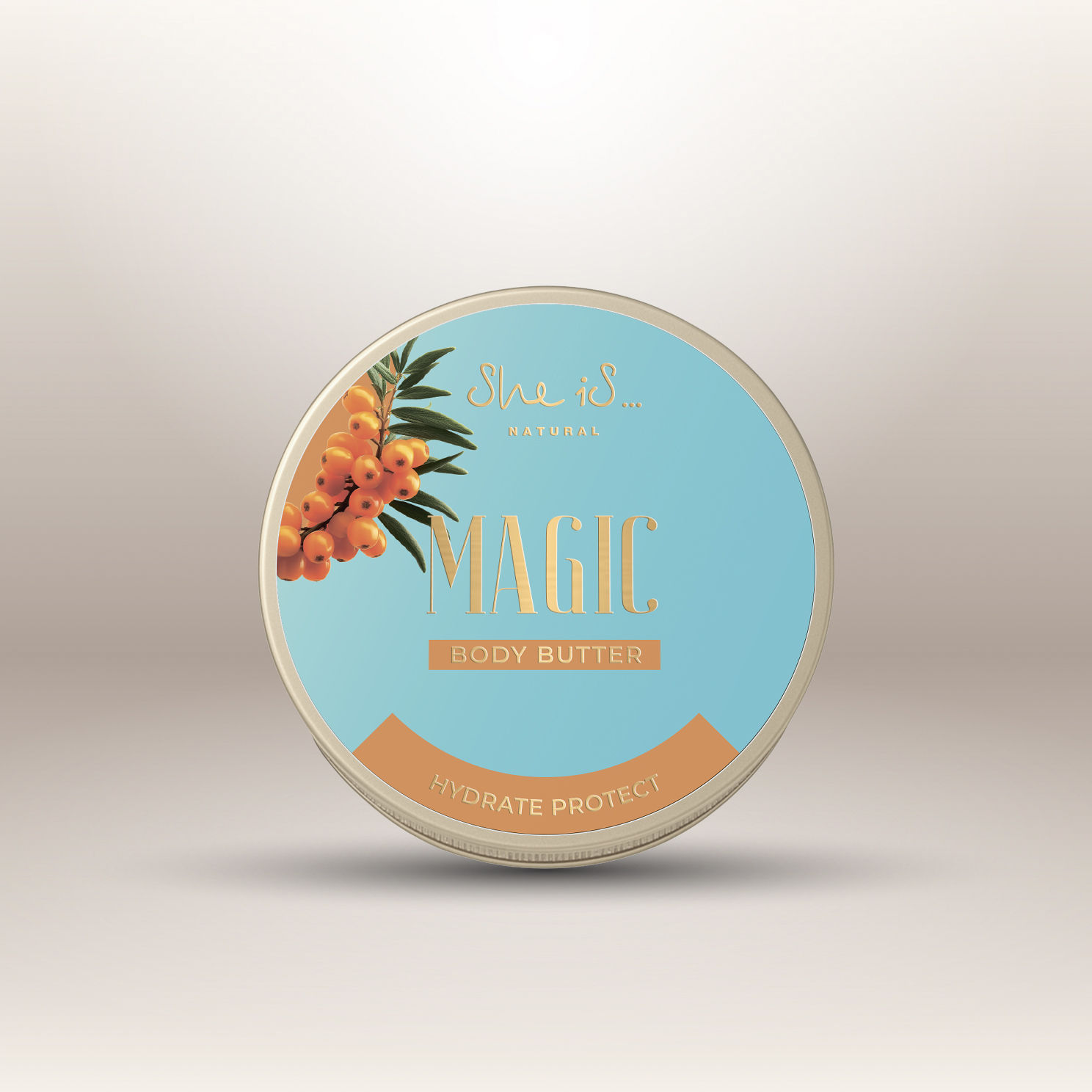 Крем баттер для тіла Зволожуючий Загоювальний з олiями Крамбе, Ши та Обліпихи