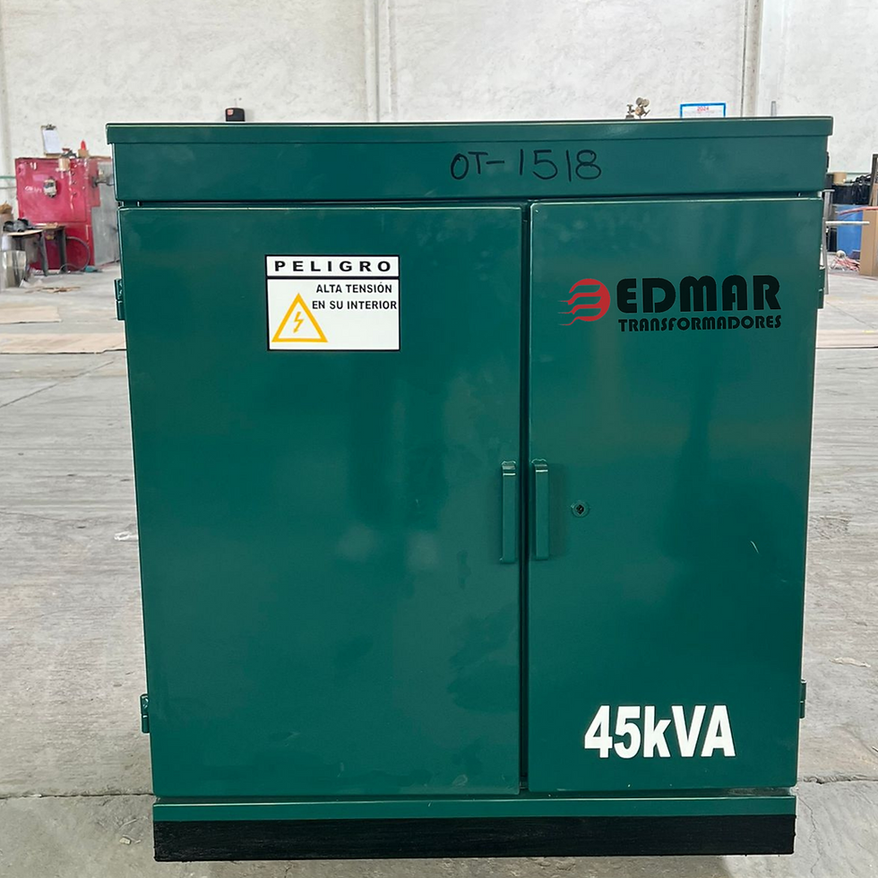 Transformador EDMAR Tipo Pedestal Trifásico 45 KVA 13200V 220/127V
