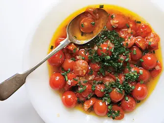 #Receta: vinagreta de tomates cherry