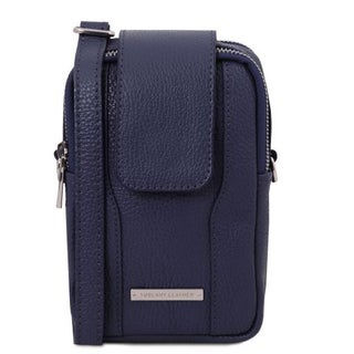 Soft Leather cellphone holder mini cross bag