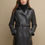 Thumbnail: Classic Leather Belted Trench Coat