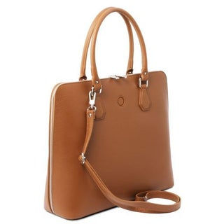 Leather business bag for women