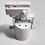 Miniatura: Spot tubo 707/1 com Adaptador para Lâmpada MR16