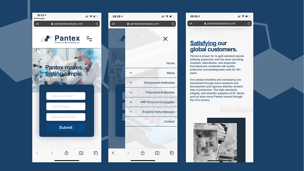 pantext website image
