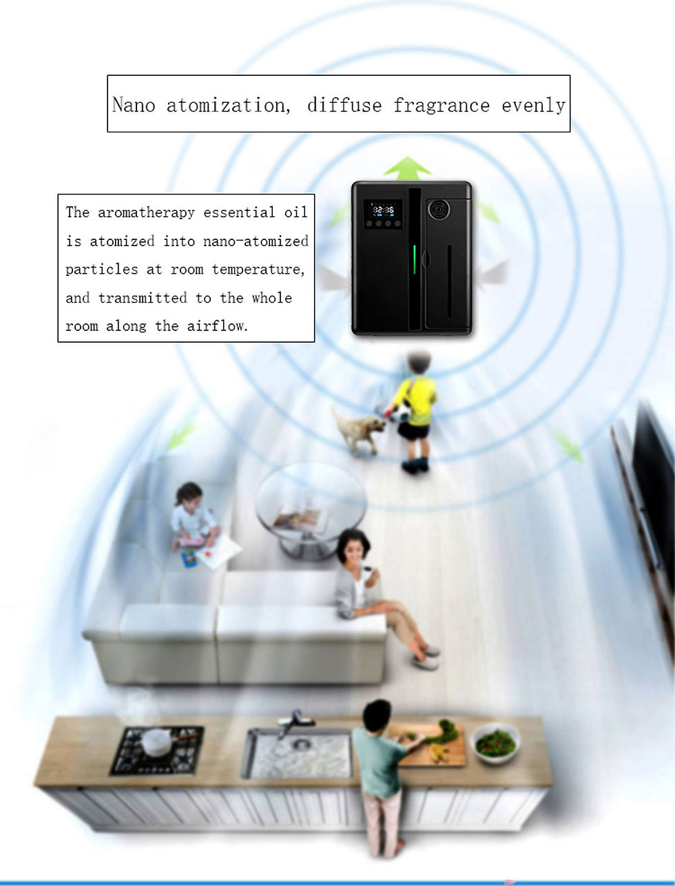 Thumbnail: Difusor de Aromas Profissional HAOYUNMA.