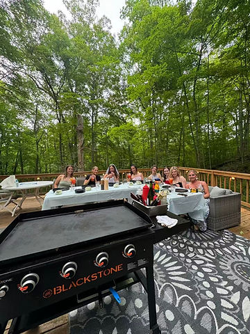 hibachi onsite bachelorette party
