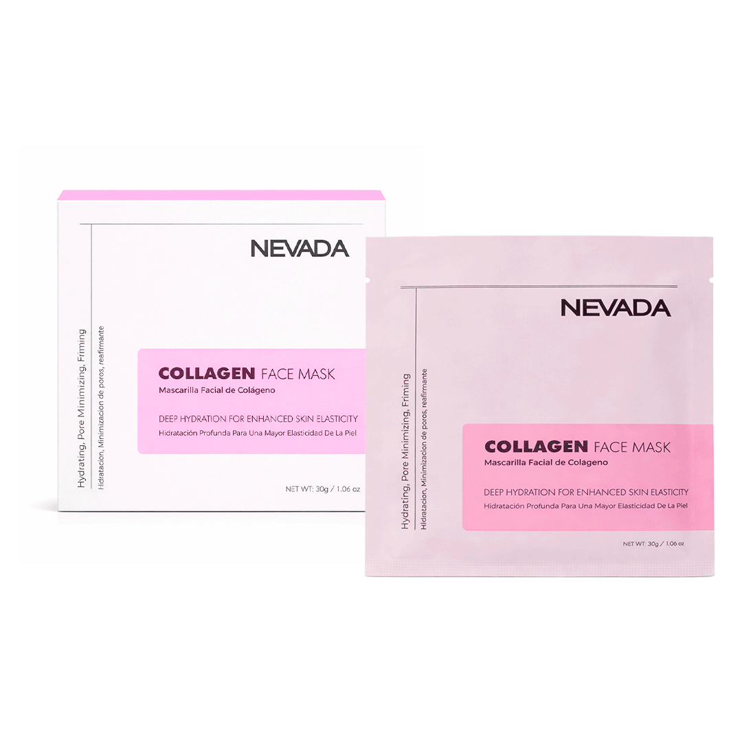 Mascarilla Facial Colágeno Nevada 4 Sobres