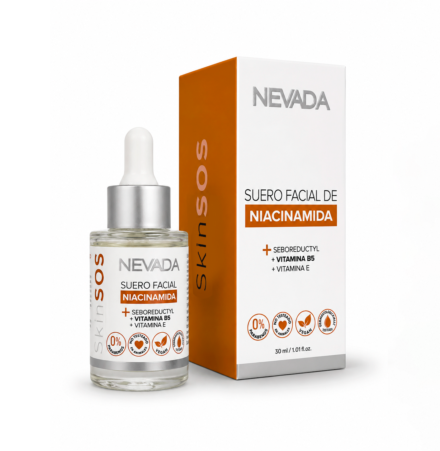 Suero Facial Niacinamida Nevada 30 ml