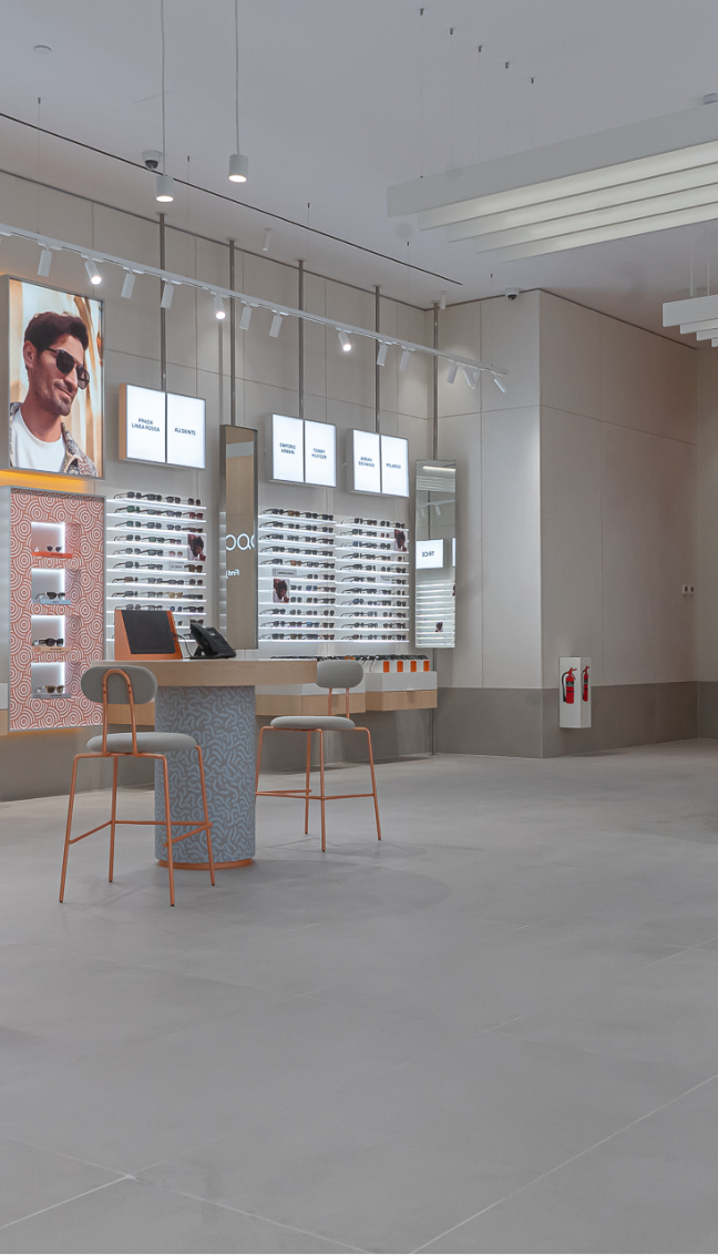 Detailed commercial interior requiring coordinated architectural and technical planning