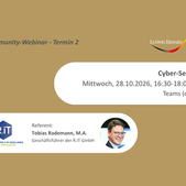 Jetzt anmelden zum zweiten Community-Webinar zum Thema "Cyber Security"