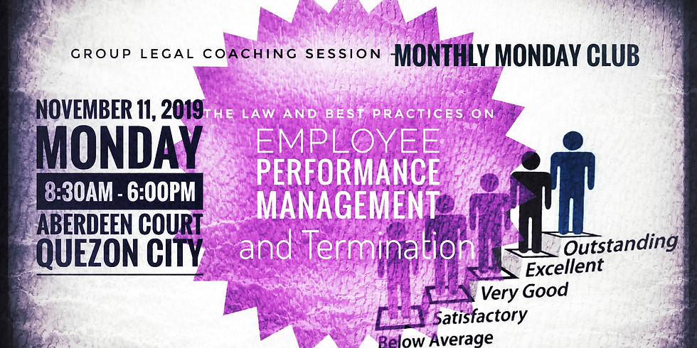 The Law and Best Practices on Employee Performance Management and Termination