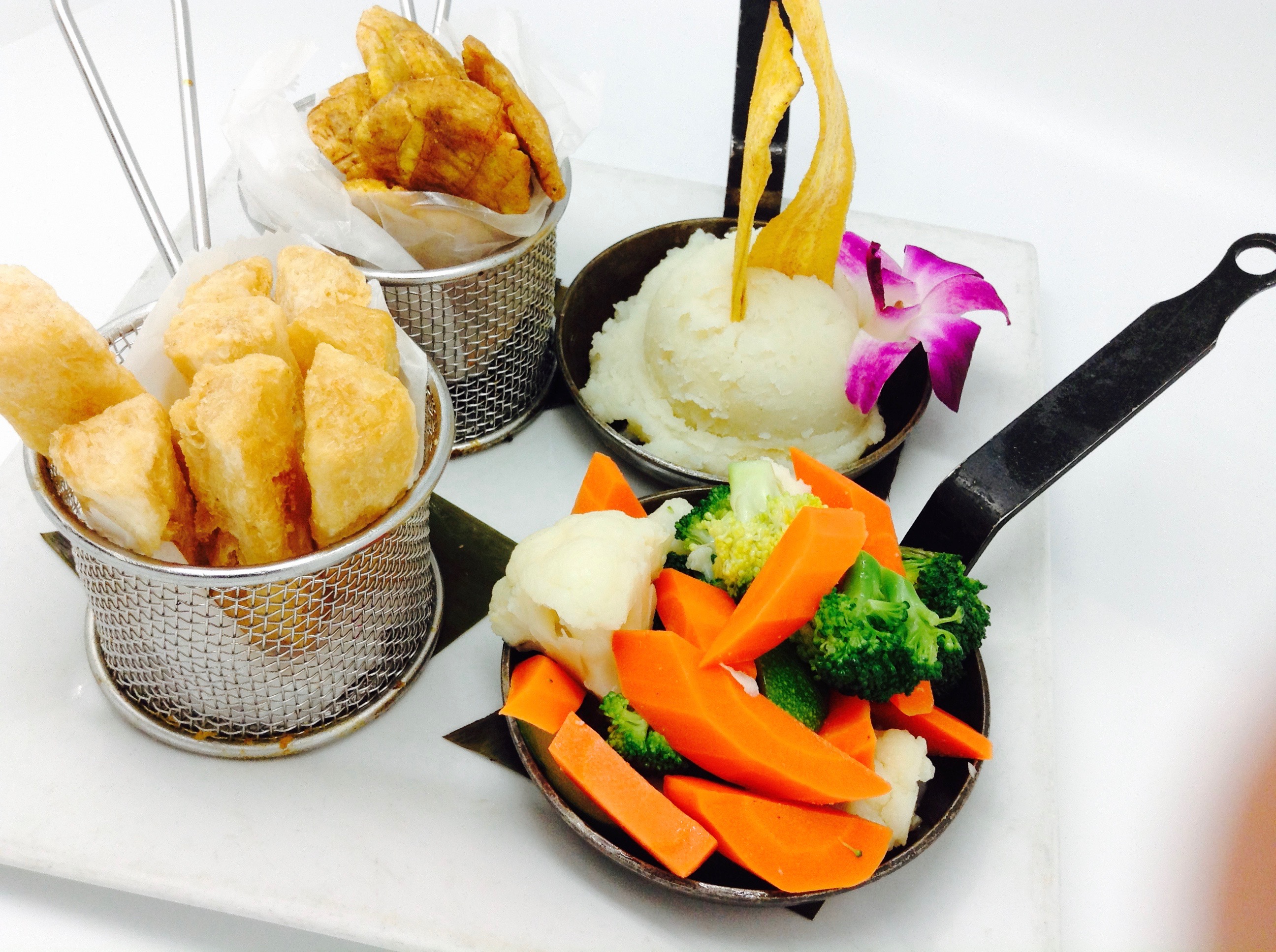 Arranged Food and Objects