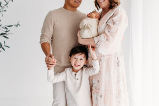 Family picture in natural light 