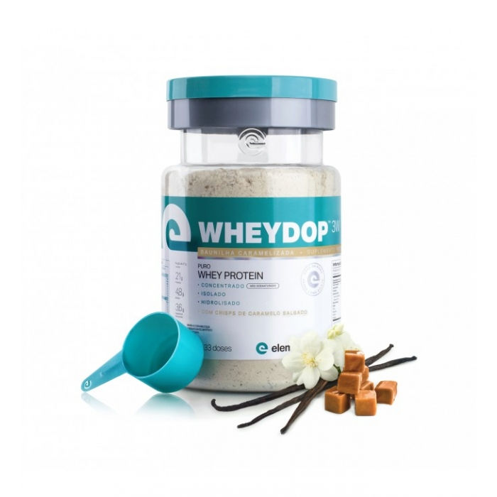 Miniatura: pote wheydop 3w sabor baunilha caramelizada