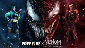 FREE FIRE: ganha envento com Venom