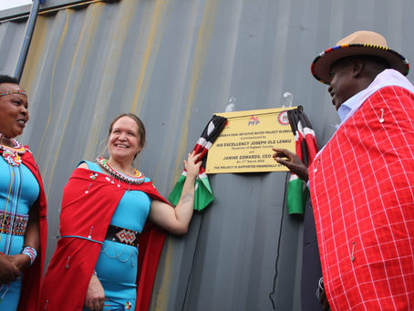 Water is now flowing in Olobelibel!