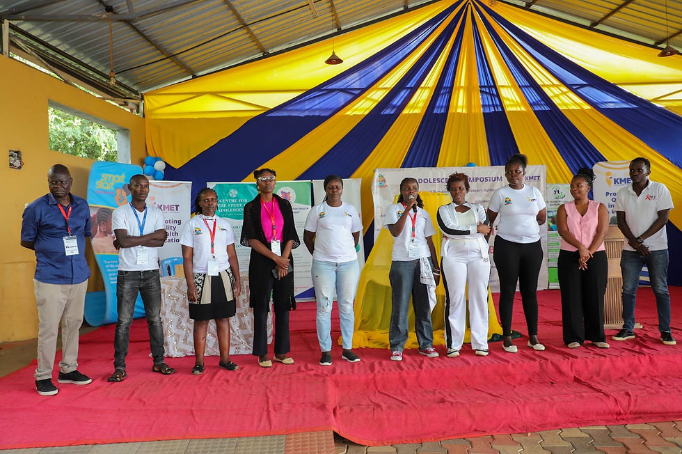 Stakeholders at the Homa Bay Adolescent Symposium in Homa Bay County