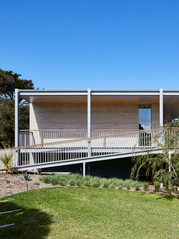 Exterior view of Sand Dune Sanctuary by Hindley & Co.