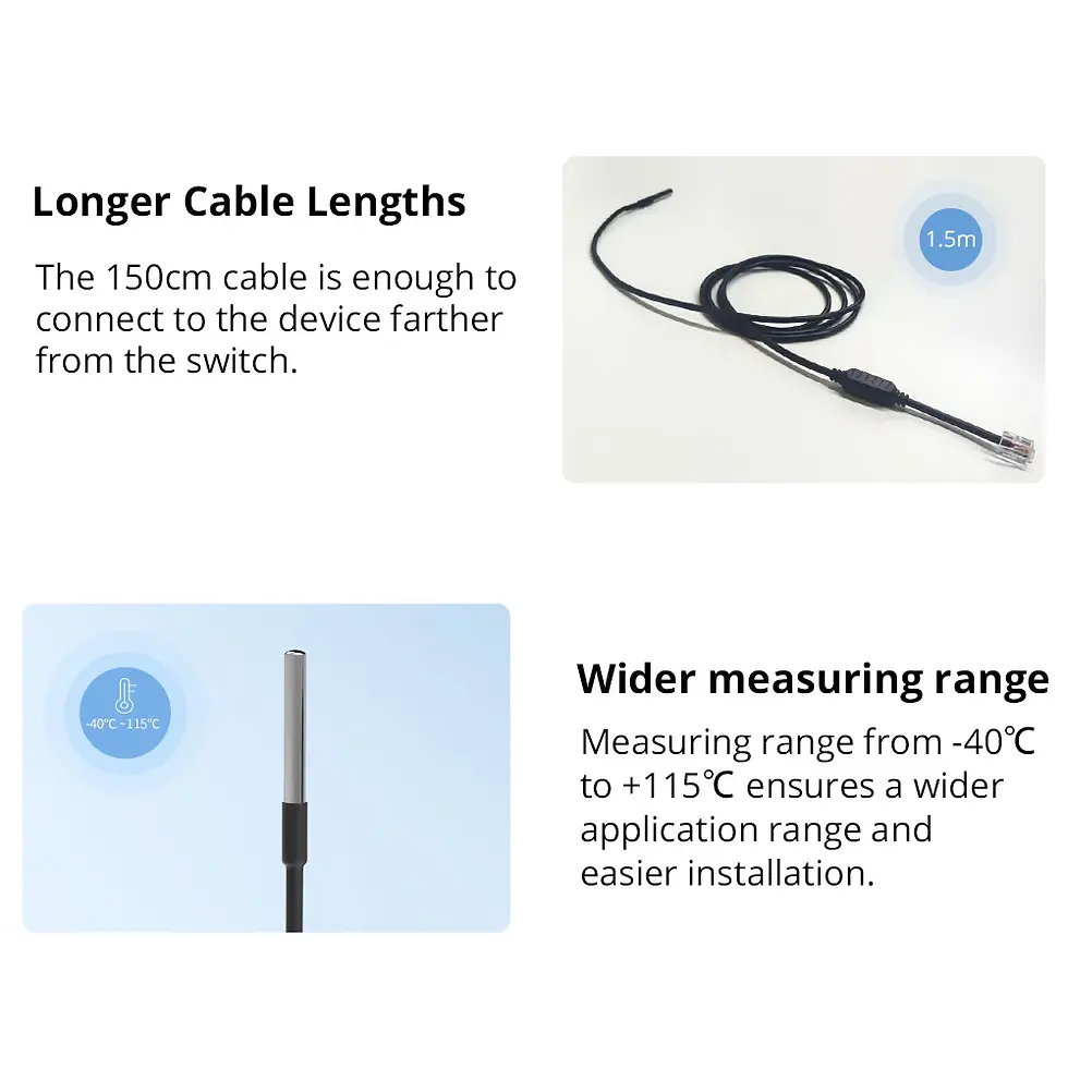 Thumbnail: SONOFF Waterproof Temp Sensor for TH Series | WTS01