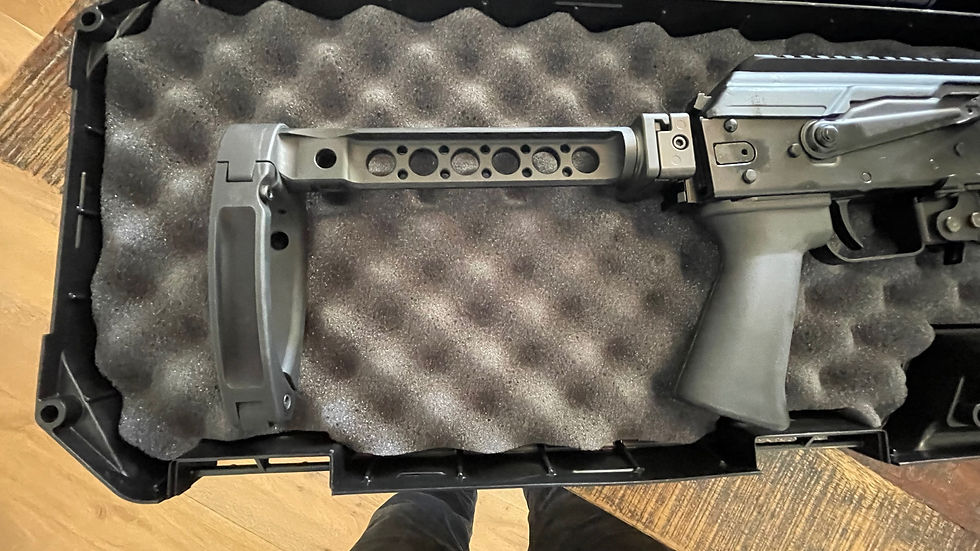Thumbnail: KUSA KP9 Custom Best 9mm AK47 pistol with brace!