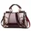 Thumbnail: Embroidery Women Bag Leather Handbags Luxury Shoulder Bags