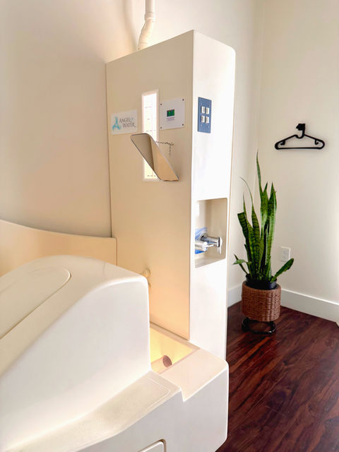 Angel of Water colon hydrotherapy system at ELMNT Wellness Studio providing gentle colonics in the greater Jacksonville area.
