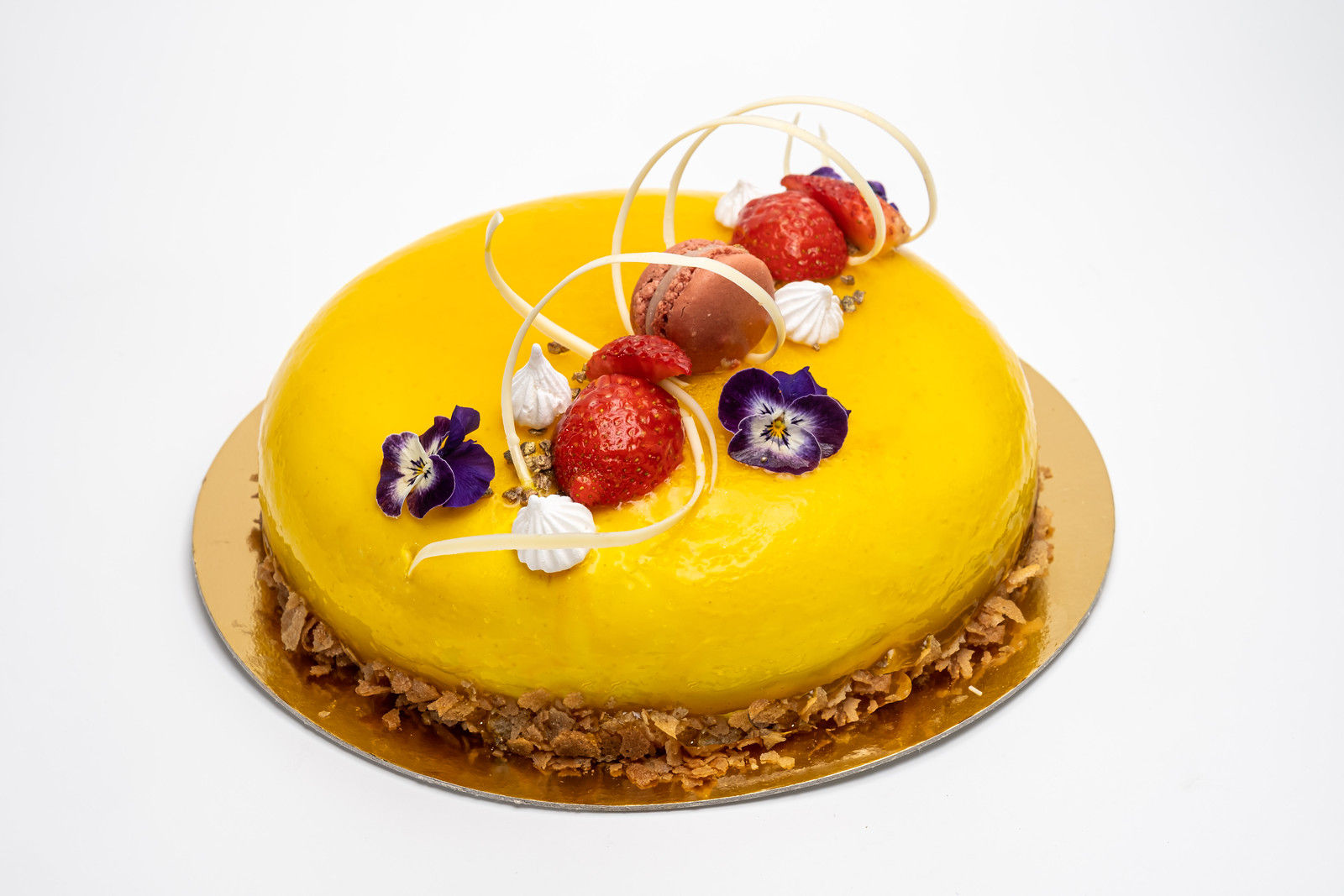 Mangó-eper desszert