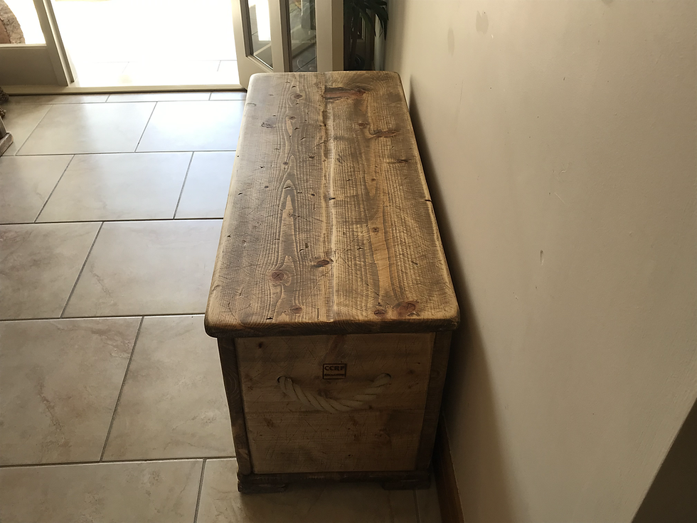 Thumbnail: Handmade Chest from reclaimed, distressed 30mm Pine.