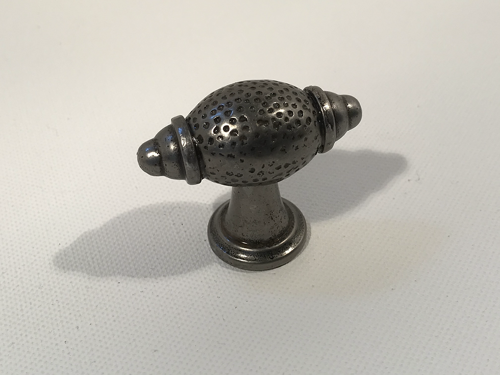 Thumbnail: Antique style Hammered Iron heavy Oval & D Pull
