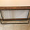 Thumbnail: French Style Console Unit from raw steel and reclaimed, distressed timber.