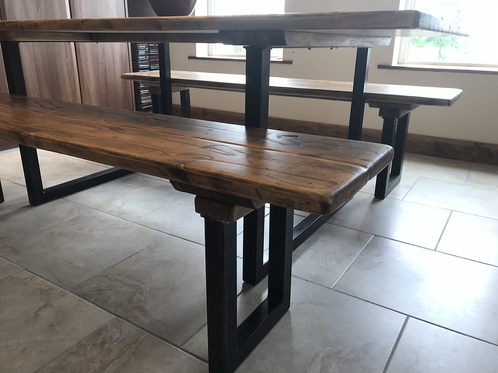 Thumbnail: Mayo Style Extra Large Table & Bench set