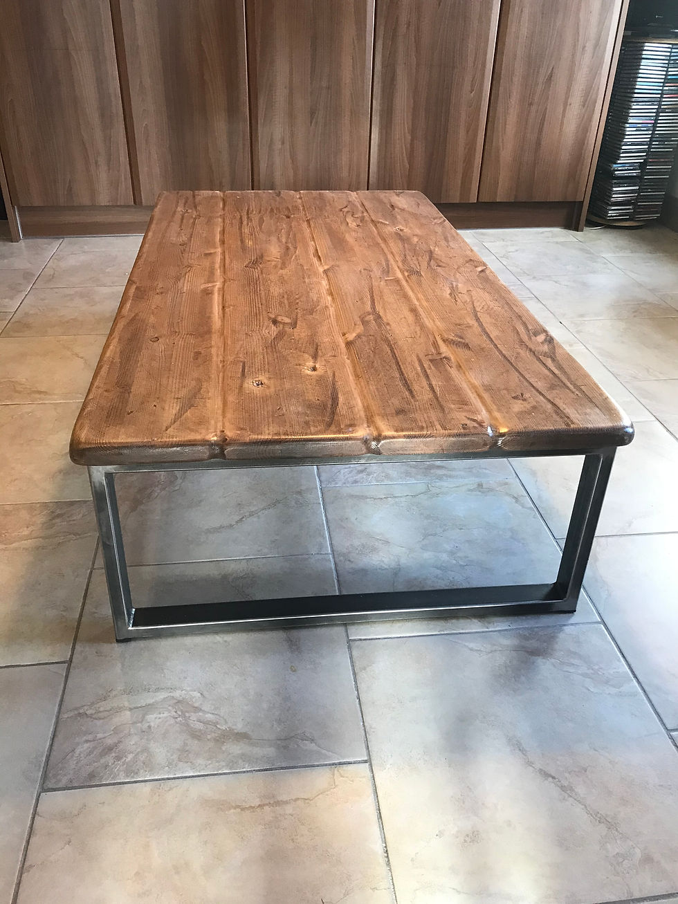 Thumbnail: Large Industrial Look Mayo Style Coffee Table