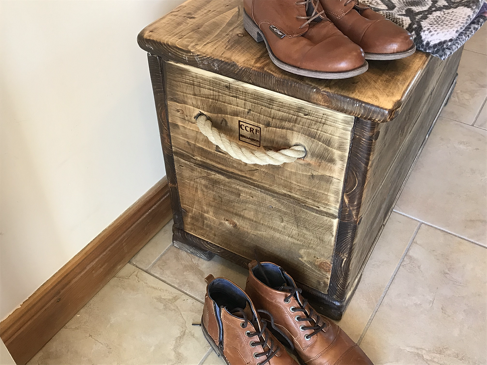 Thumbnail: Handmade Storage Box from reclaimed solid 25-30mm Pine